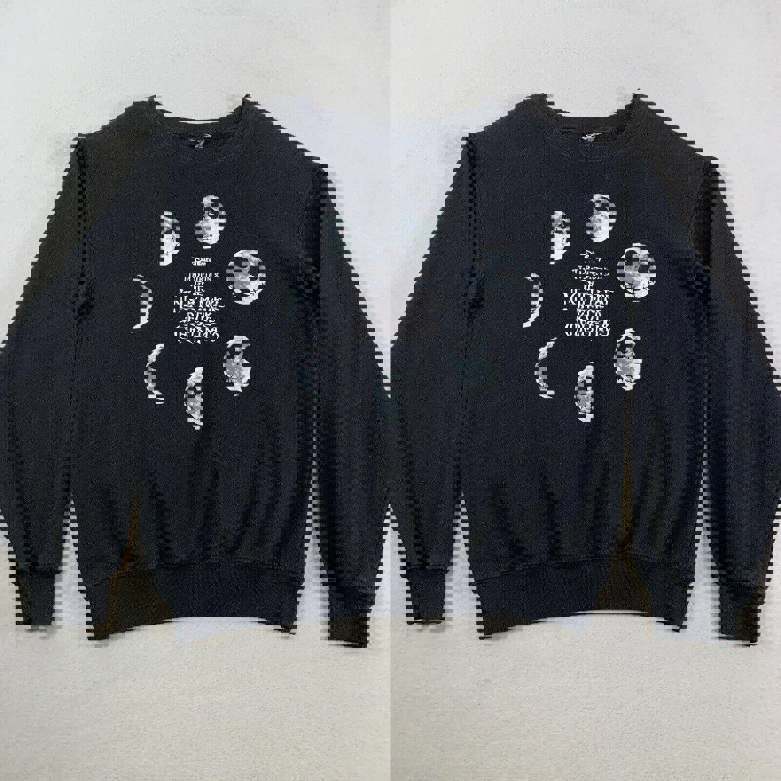 Vintage Nightmare Before Christmas Sweatshirt Adult Small Disney Crewneck Mens