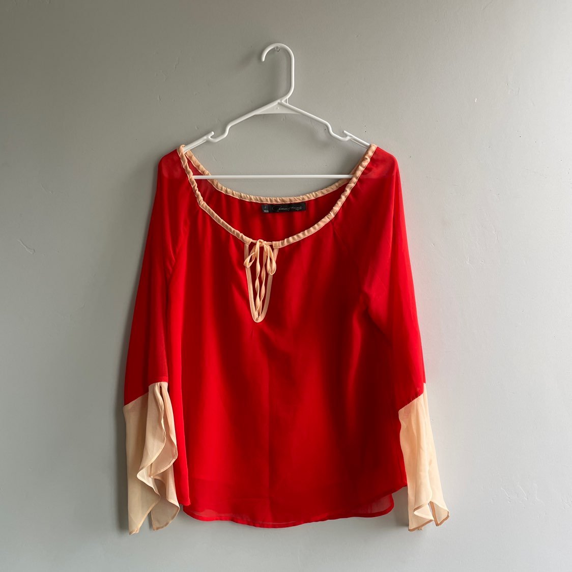Patterson J. Kincaid Bell Sleeve Top