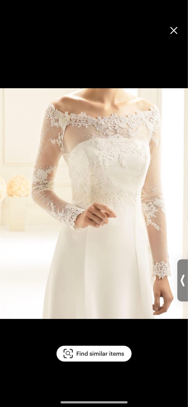 bridal top tulle lace bolero long sleeve