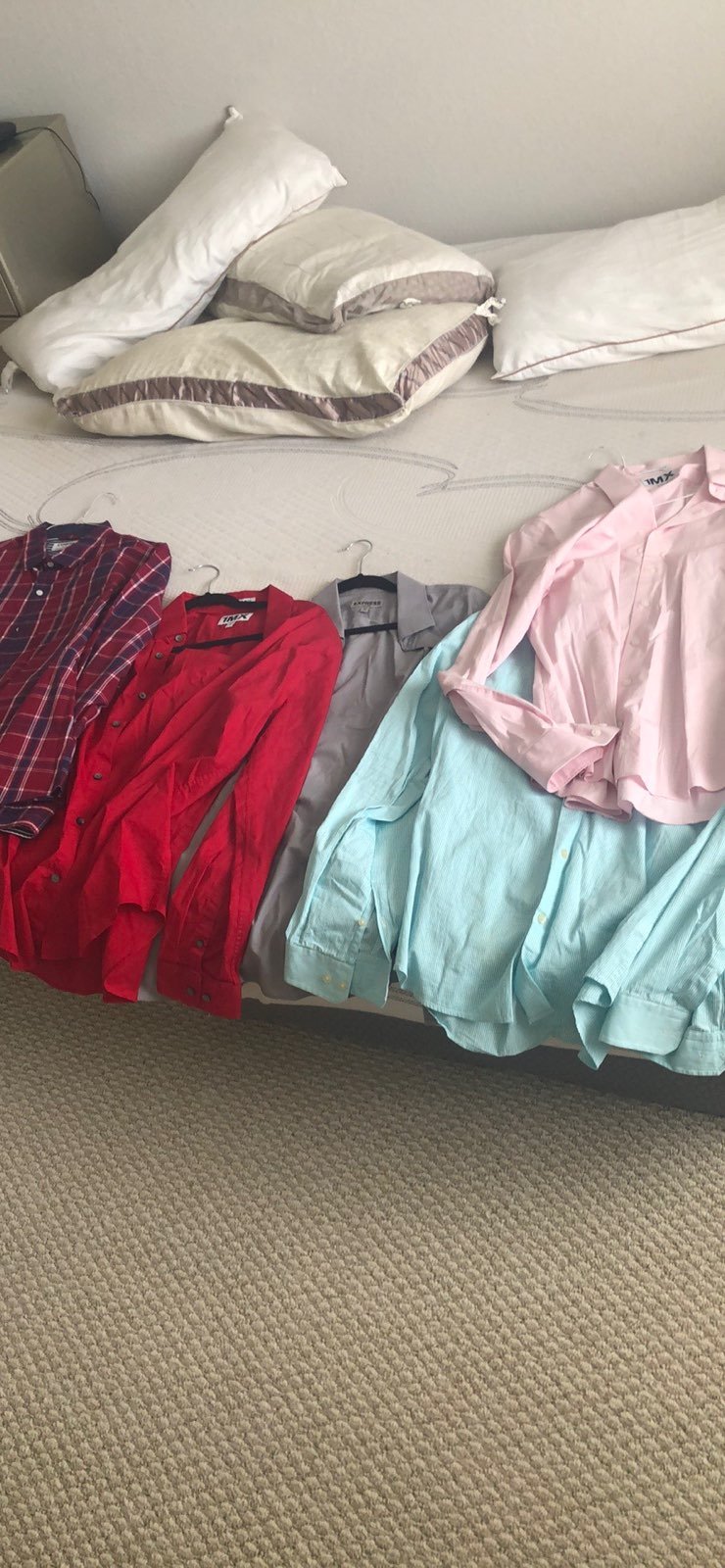 Mens button down bundle 5 shirts
