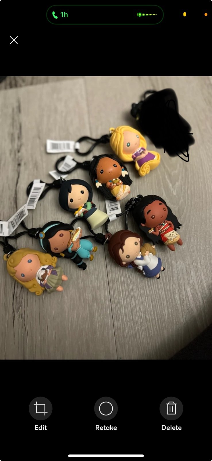 Disney Princess Keychain Blind bag collection Lot