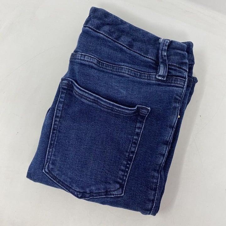 Good American Women's 10/30 Dark Wash Skinny Denim Blue Jeans