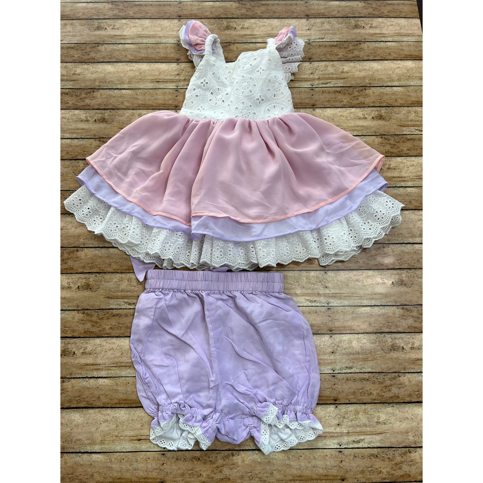 NWT Love and Grow Cotton Candy Sea Princess Set 3T