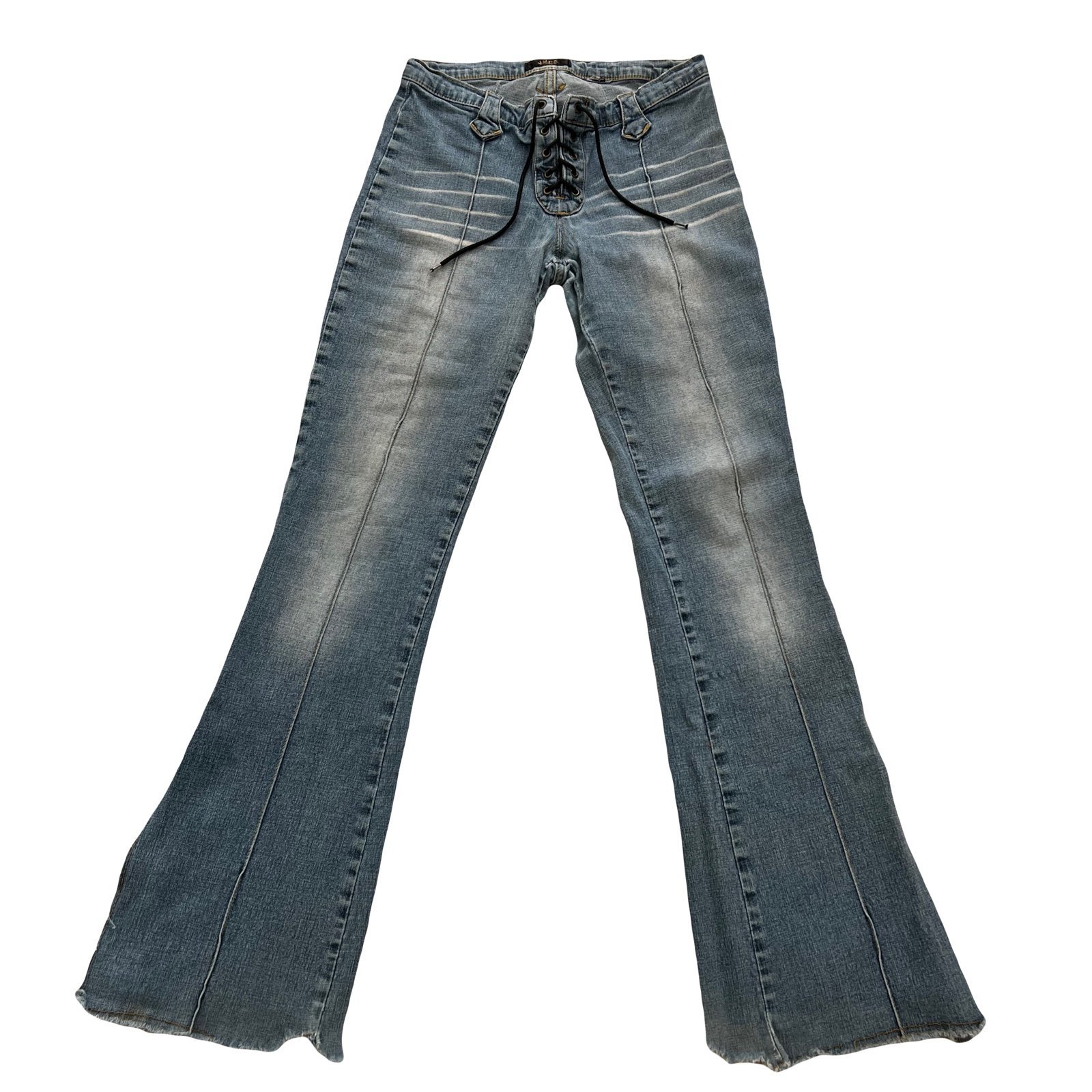 Vintage Jnco women’s lace up flare jeans