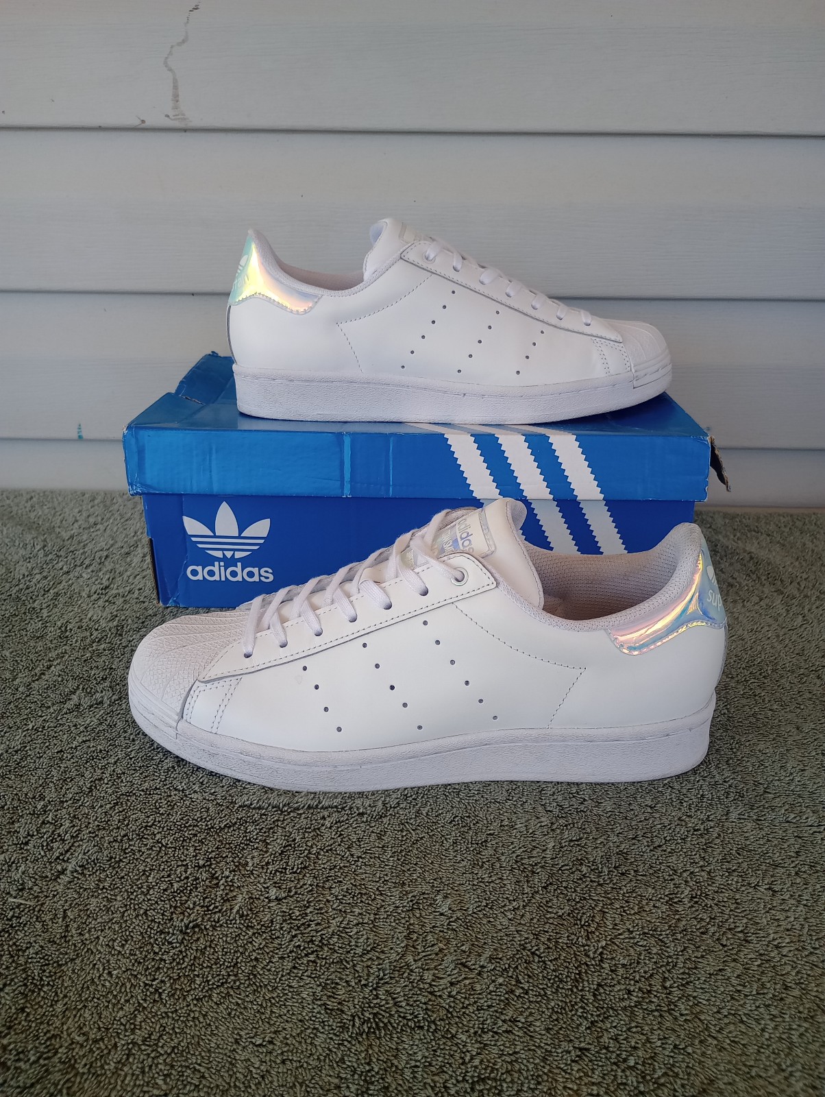 adidas Superstar Stan Smith Sneakers Big Kids Youth Shoes size 7