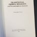 Christopher Vecsey, Traditional Ojibwa Religion & Its Historical Changes 1977 PB