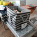 Striped Paw Patch Bin Gray