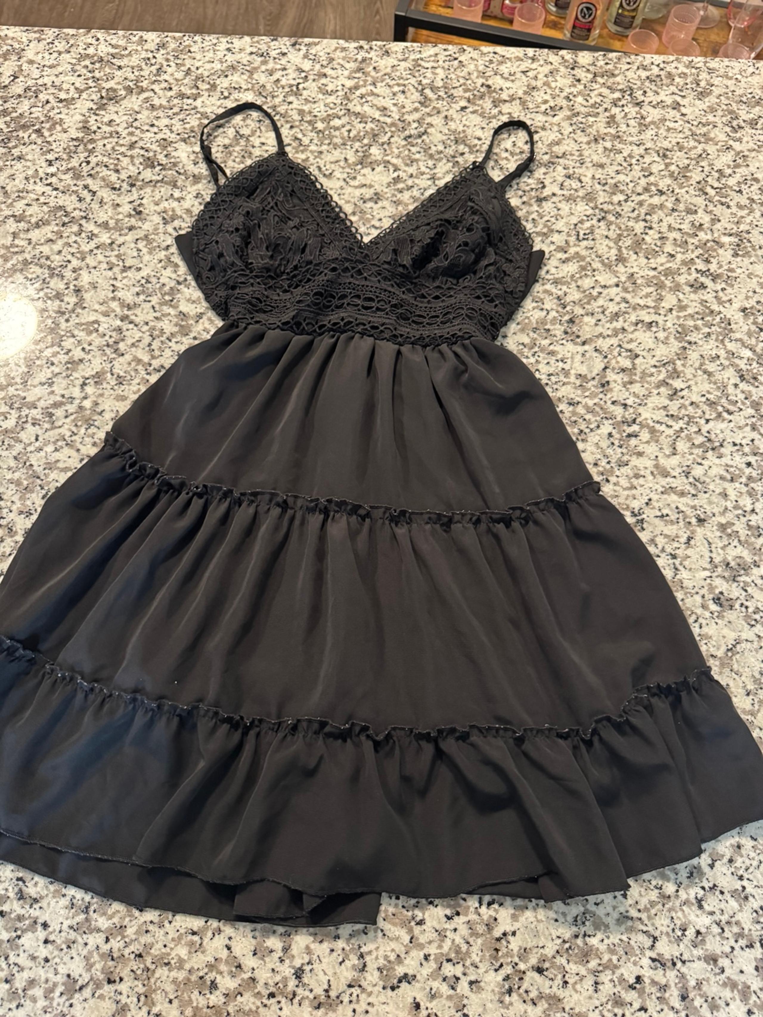 black dress