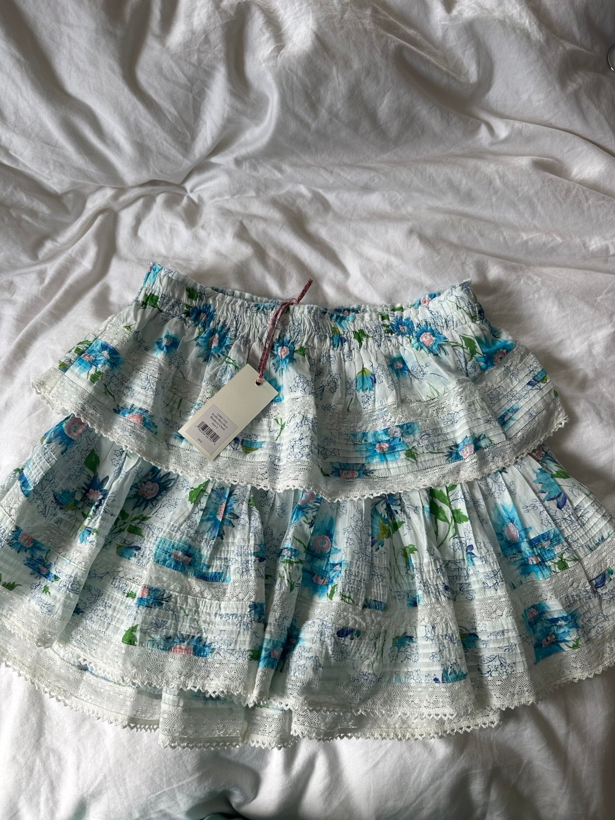 LoveShackFancy Ruffle Mini Skirt