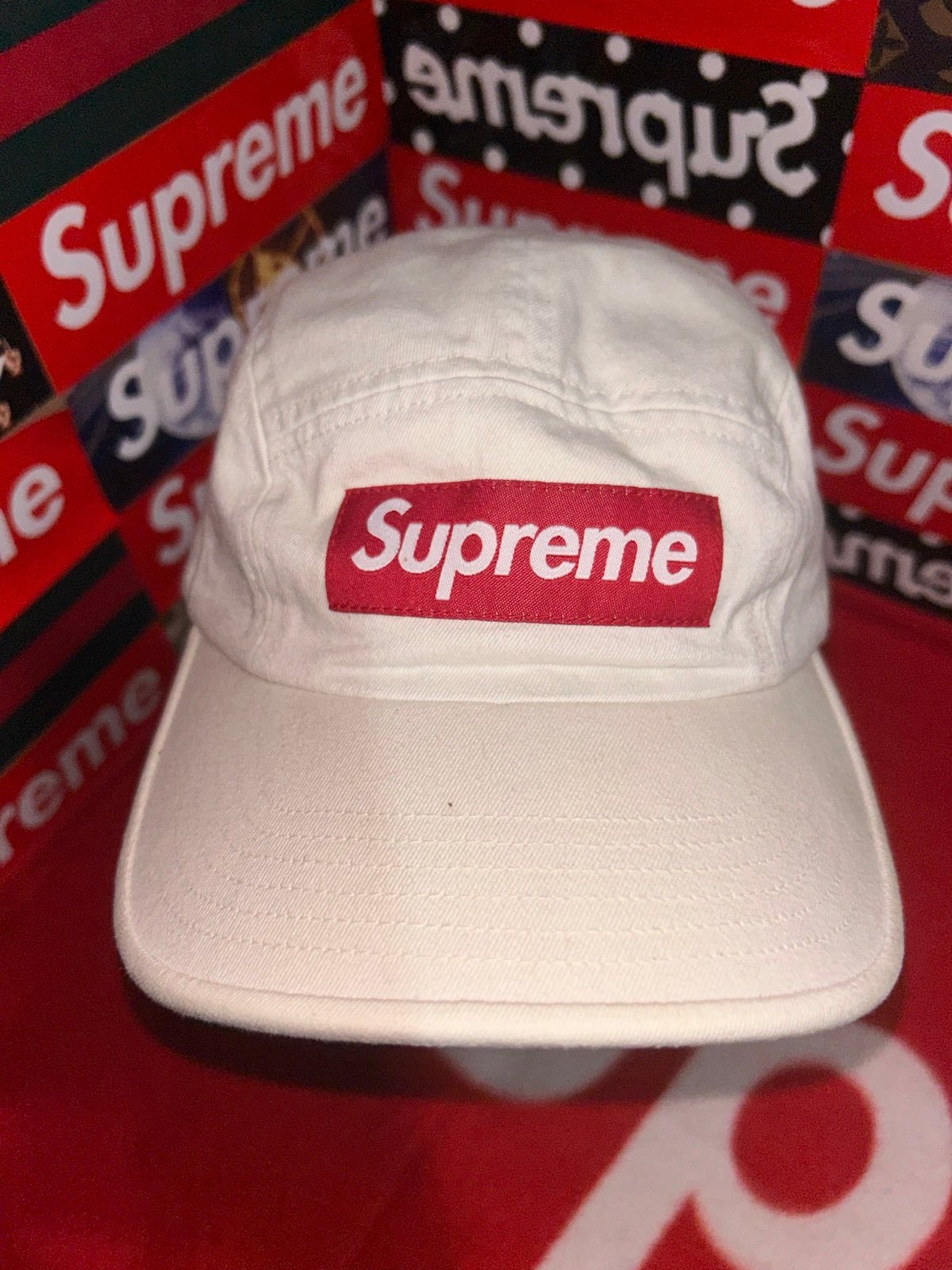 帽子 supreme camp cap white NEW Supreme Waxed Ripstop Camp Cap BOX LOGO WHITE FW24 | eBay