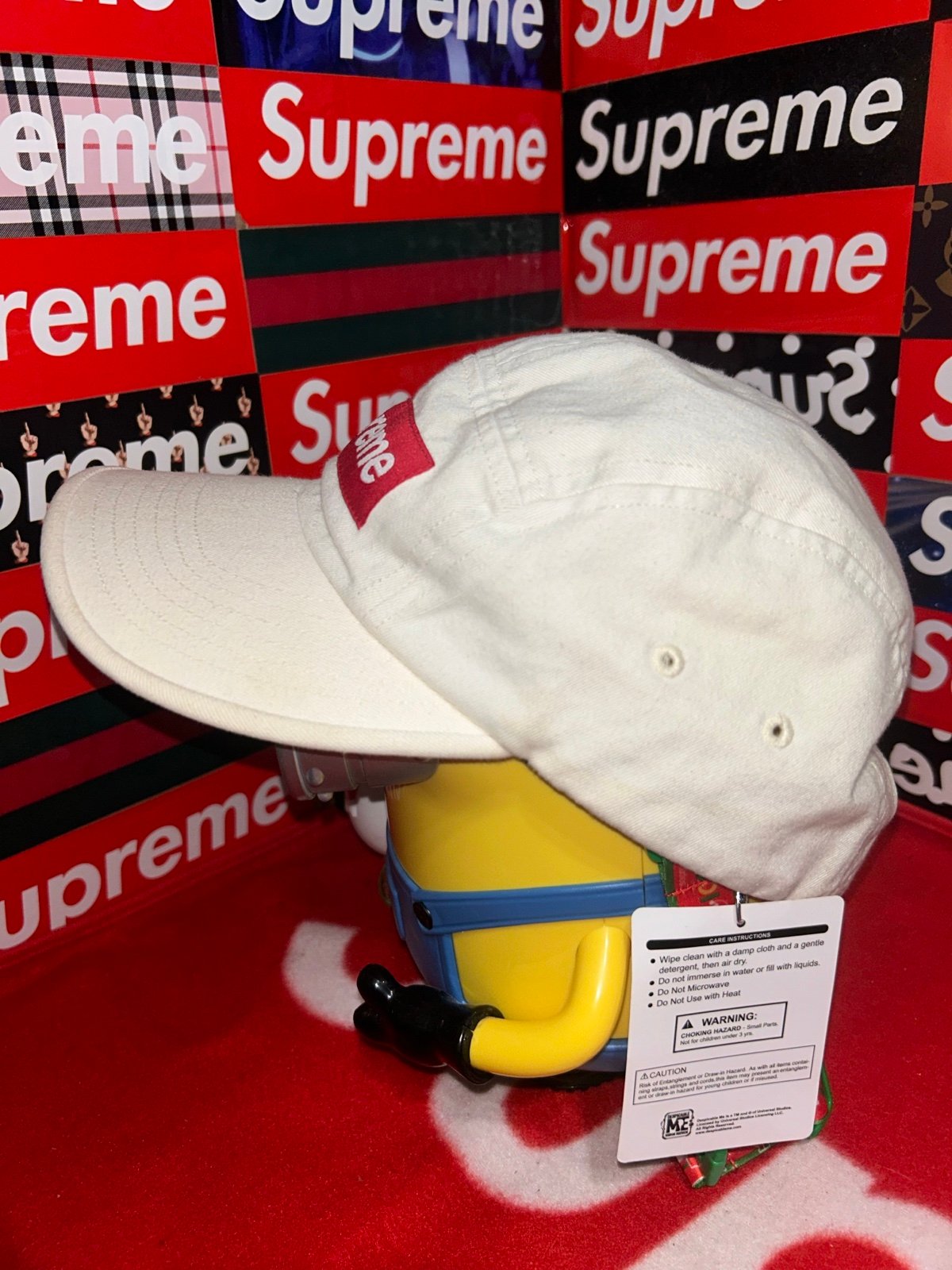 Supreme Camp Cap White Hat