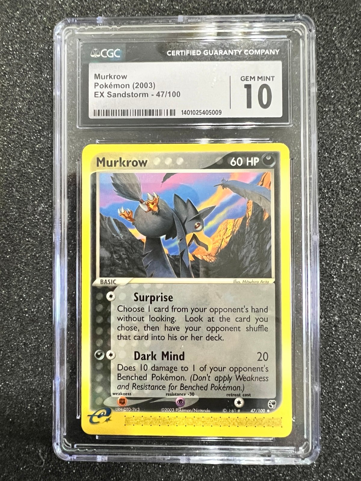 2003 Pokemon EX Sandstorm #47 Murkrow