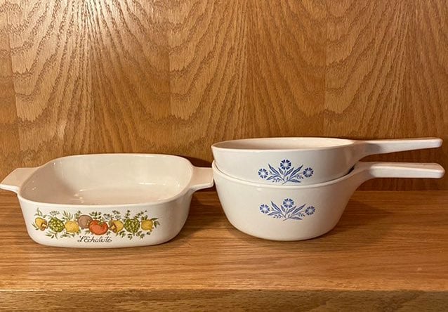 Vintage Corningware 3 Piece Lot