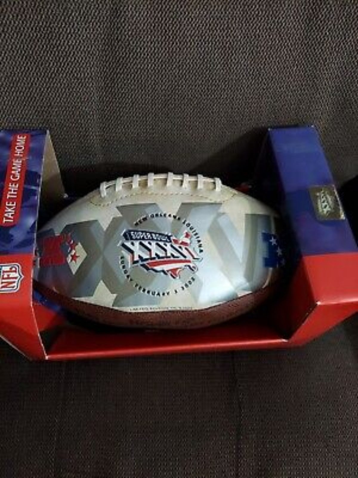 Rare Super bowl XXXVI Football