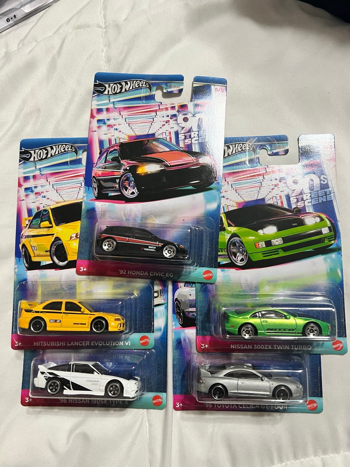 Hot wheels 90’s Street Scene full set of 5