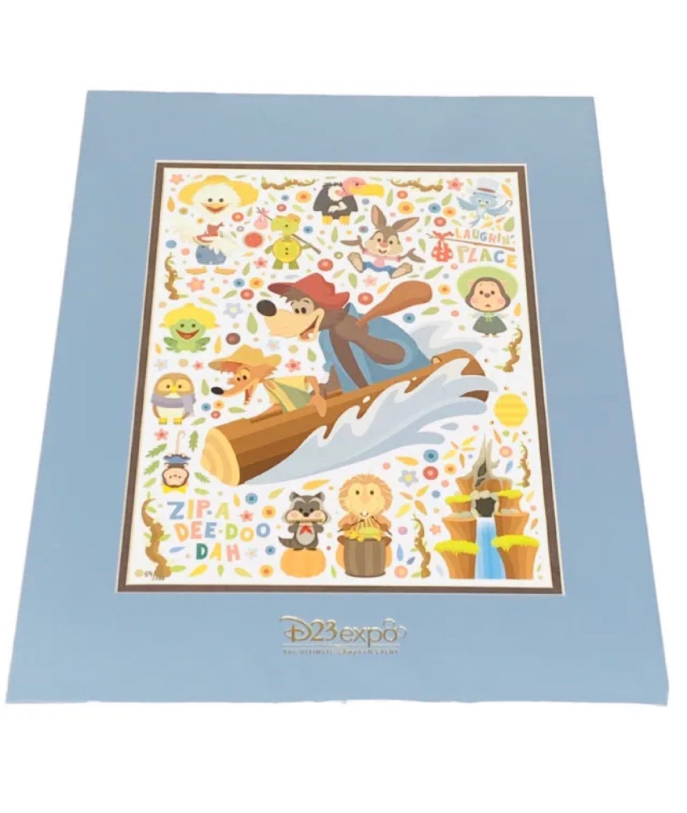 Disney D23 Expo Splash Mountain Deluxe Art Print Jerrod Maruyama LE 100 MINT