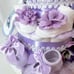 Flowers Diaper Cake, Baby Shower Gift