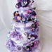 Flowers Diaper Cake, Baby Shower Gift