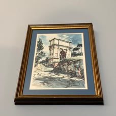 Vintage Framed Print Roma Arco Di Tito