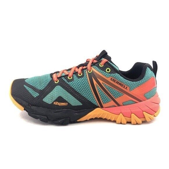 Merrell MQM Flex Low Hiking Shoes Womens Size 9 EUR 40 Fruit Punch Trail Running