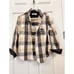 Upcycled mens jacket shirt shacket Medium Disney Grumpy Tough guy walt disney