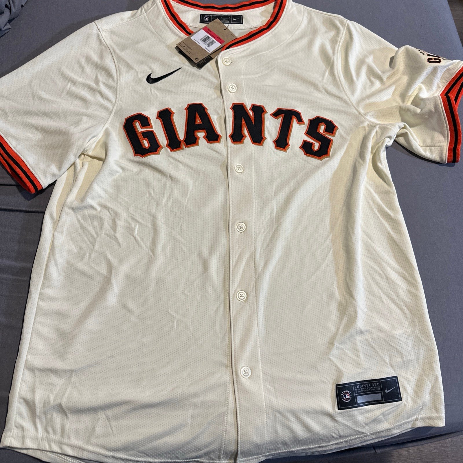 Nike San Francisco Giants Yastrzemski #5 Official MLB Limited Jersey LARGE