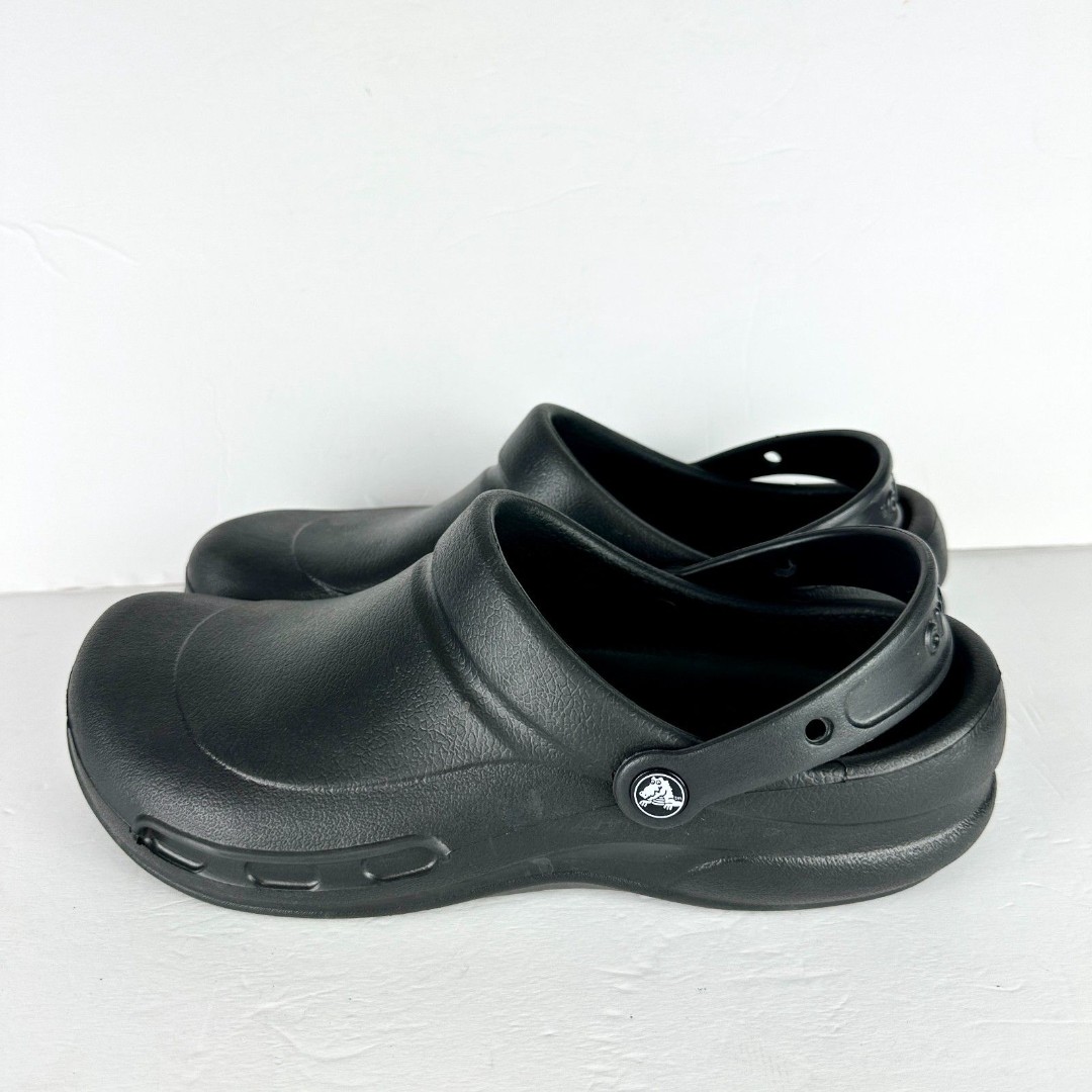 Crocs Bistro Slip Resistant Work Clog Men's Size 11 Black Nurse Cook