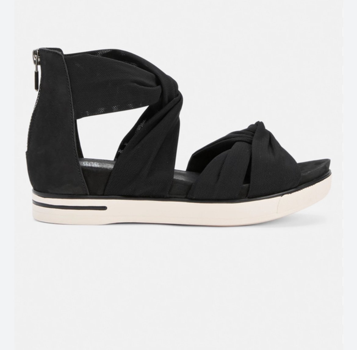 Eileen Fisher Zanya Black Mesh Womens Sneaker Sandal 6.5
