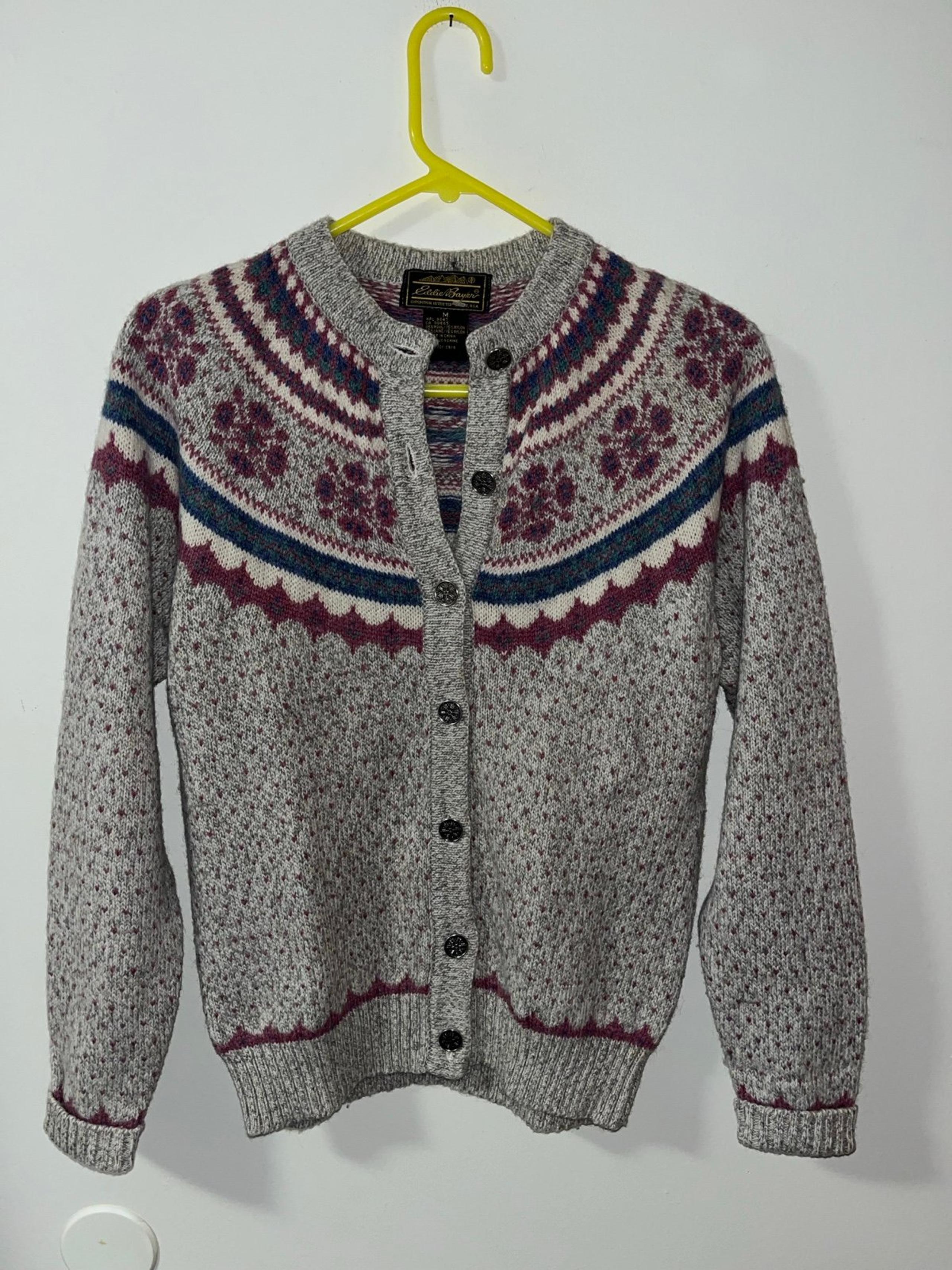 Eddie Bauer Wool Cardigan~Women’s size Medium~In Euc!