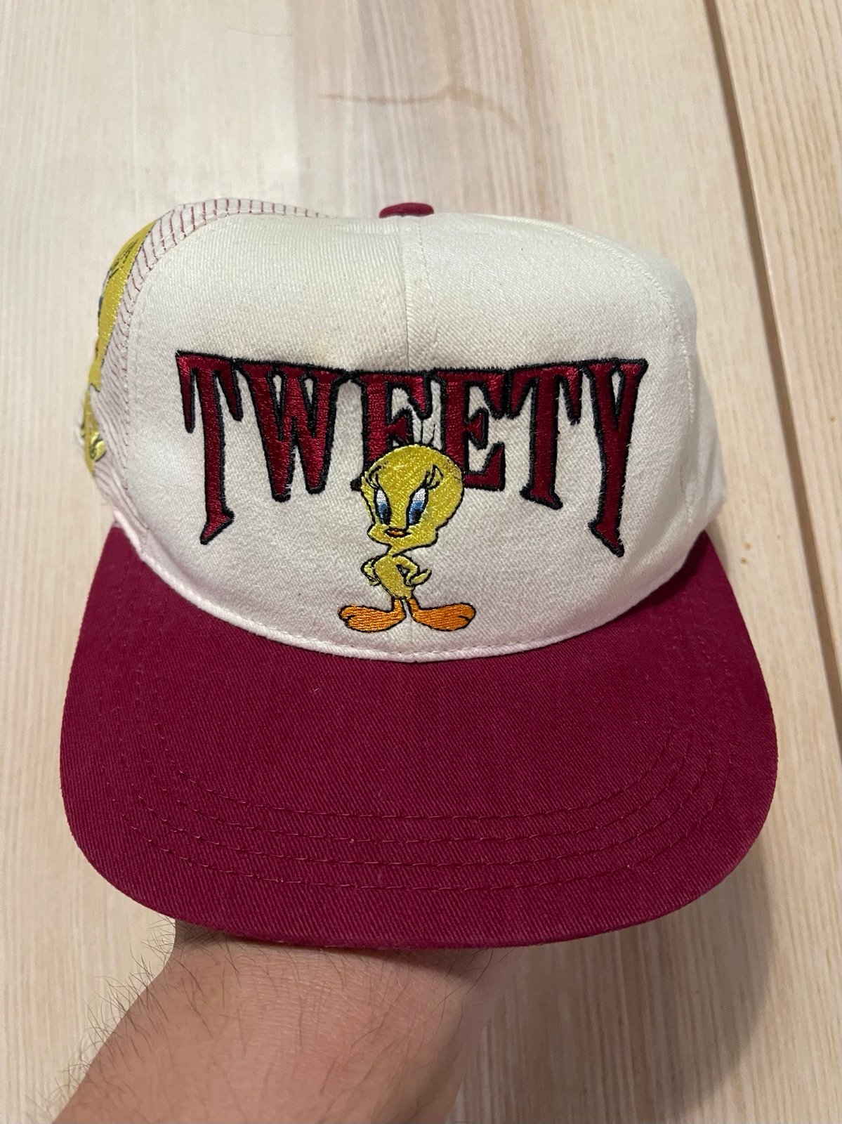 Vintage Acme Kids Tweety Bird Laser Style SnapBack Hat