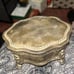 English Tiger Paw Silver Plated Jewelry Box (Vintage)