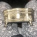 English Tiger Paw Silver Plated Jewelry Box (Vintage)