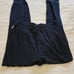 Mae Womens Navy Blue French Terry Jogger Lounge Pant S