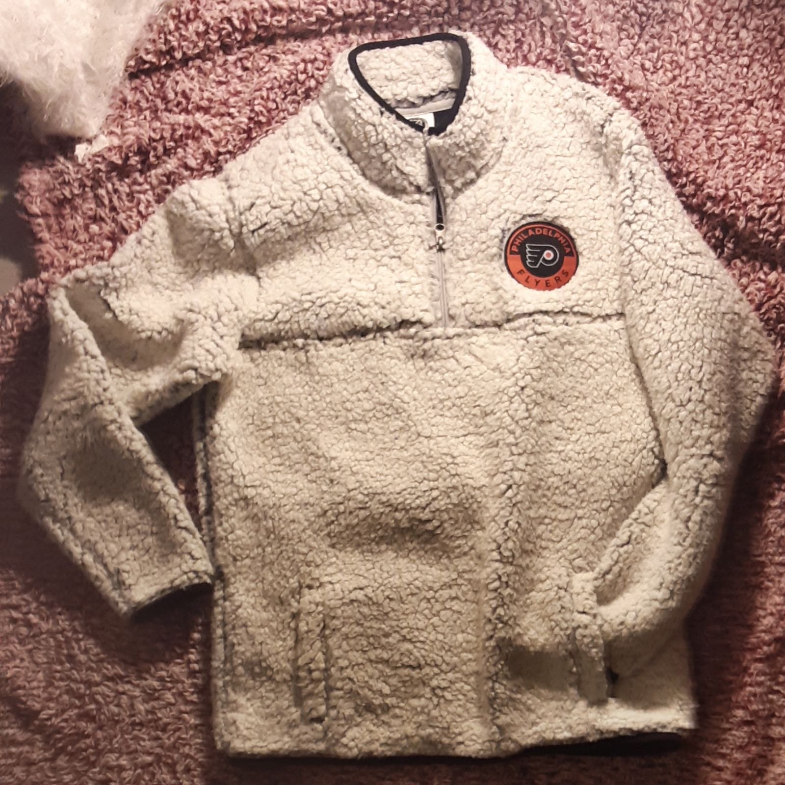 Flyers NHL Licensed Womens Sherpa Fleece