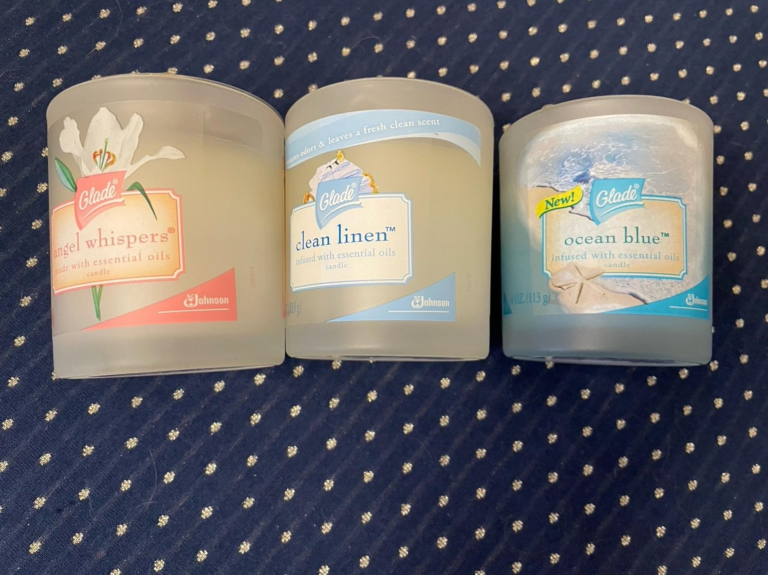 Glade Candle with essential oils