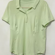Lululemon light green quick dry golf tennis short sleeve polo