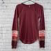 Free People In The Mix Cuff Tee in Rio Vino Small