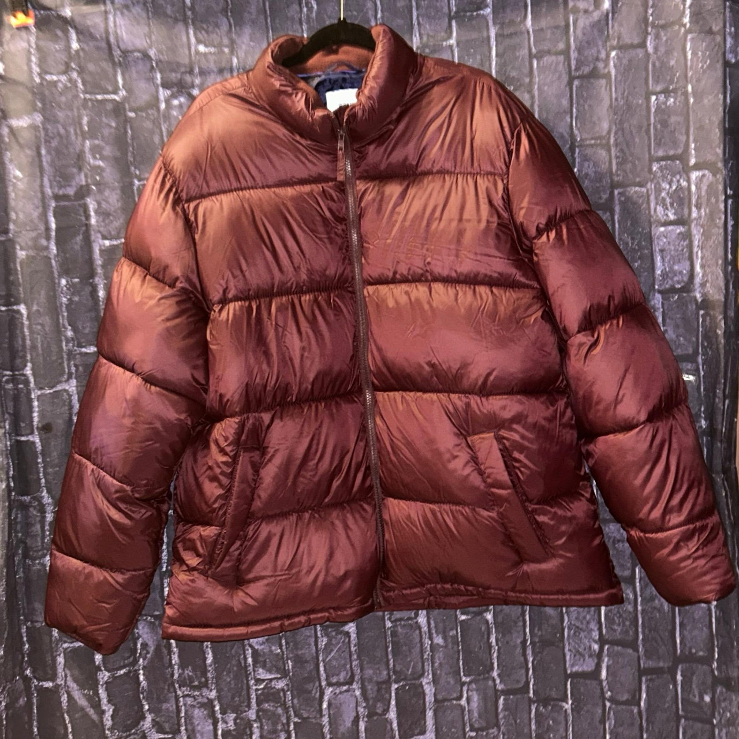 OLD Navy Frost-Free Quilted Men’s Puffer Zip Coat/Jacket RAISIN Arizona Sz XXL