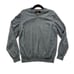 Black brown 1826 100% merino wool grey sweater made in Italy large