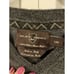 Black brown 1826 100% merino wool grey sweater made in Italy large