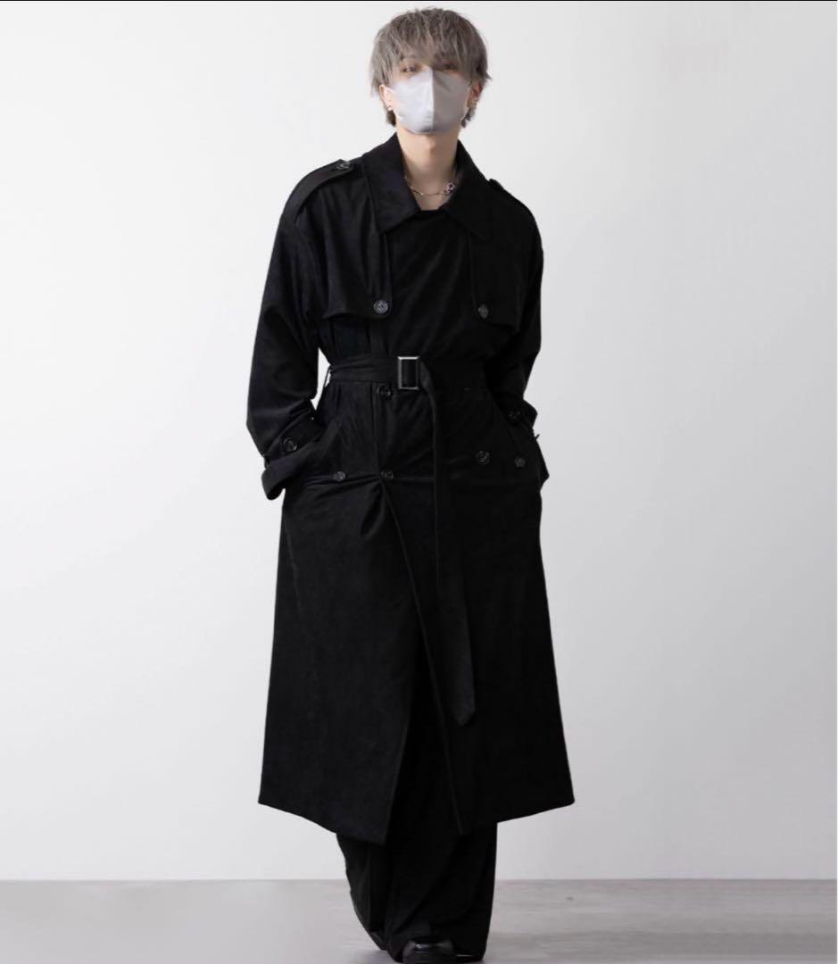 CLEL】Double Tech Fade Trench Coat Trench