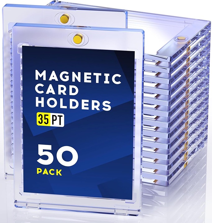 50ct Magnetic Card Holder, 35pt One Touch Card Holder, U-V Protectors Hard Plast