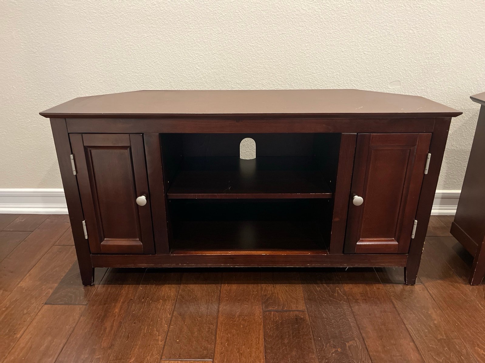 Fireplace Side TV Stand