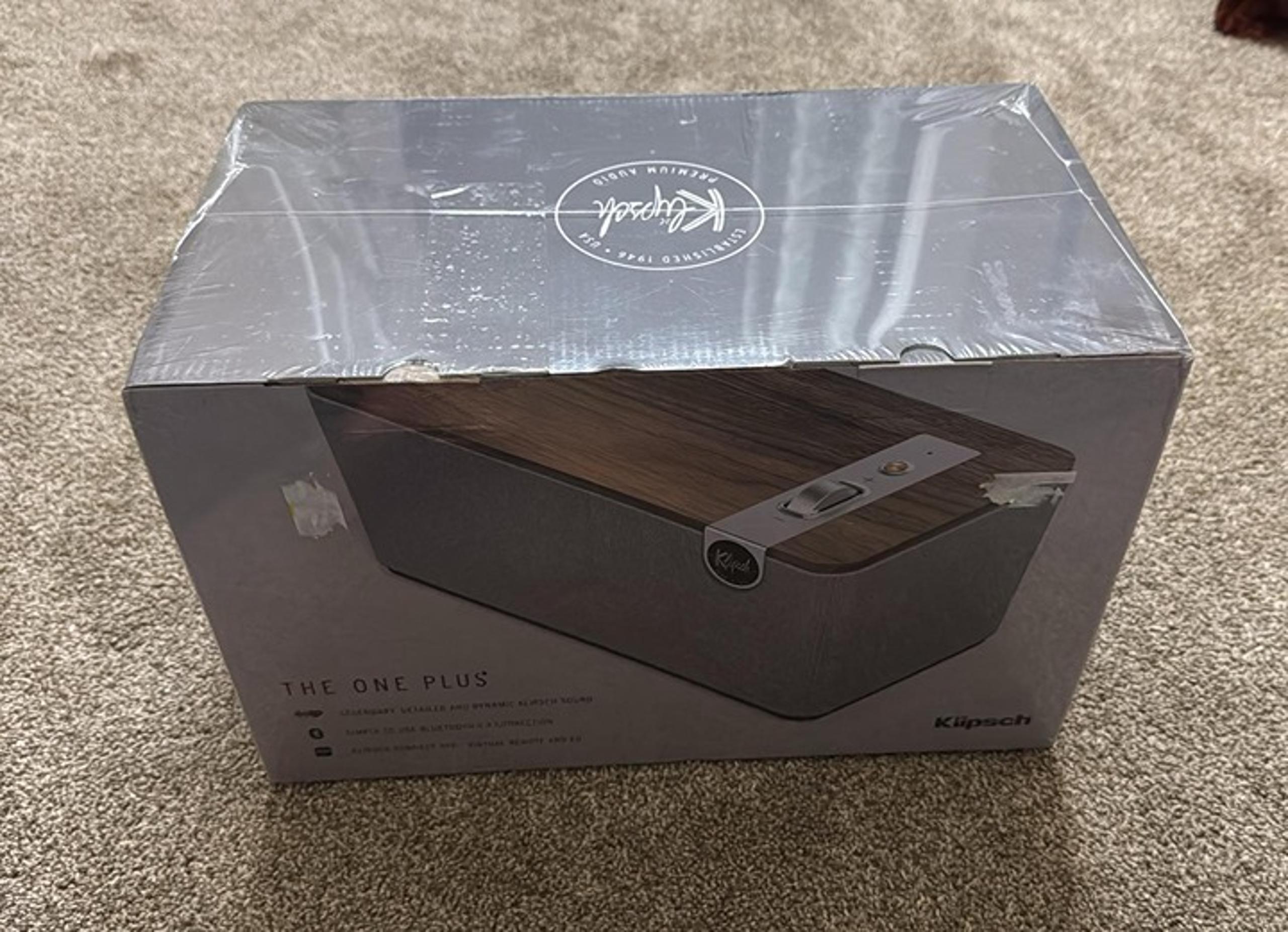 Klipsch The One Plus Walnut Premium Bluetooth Wireless Speaker System  (New)
