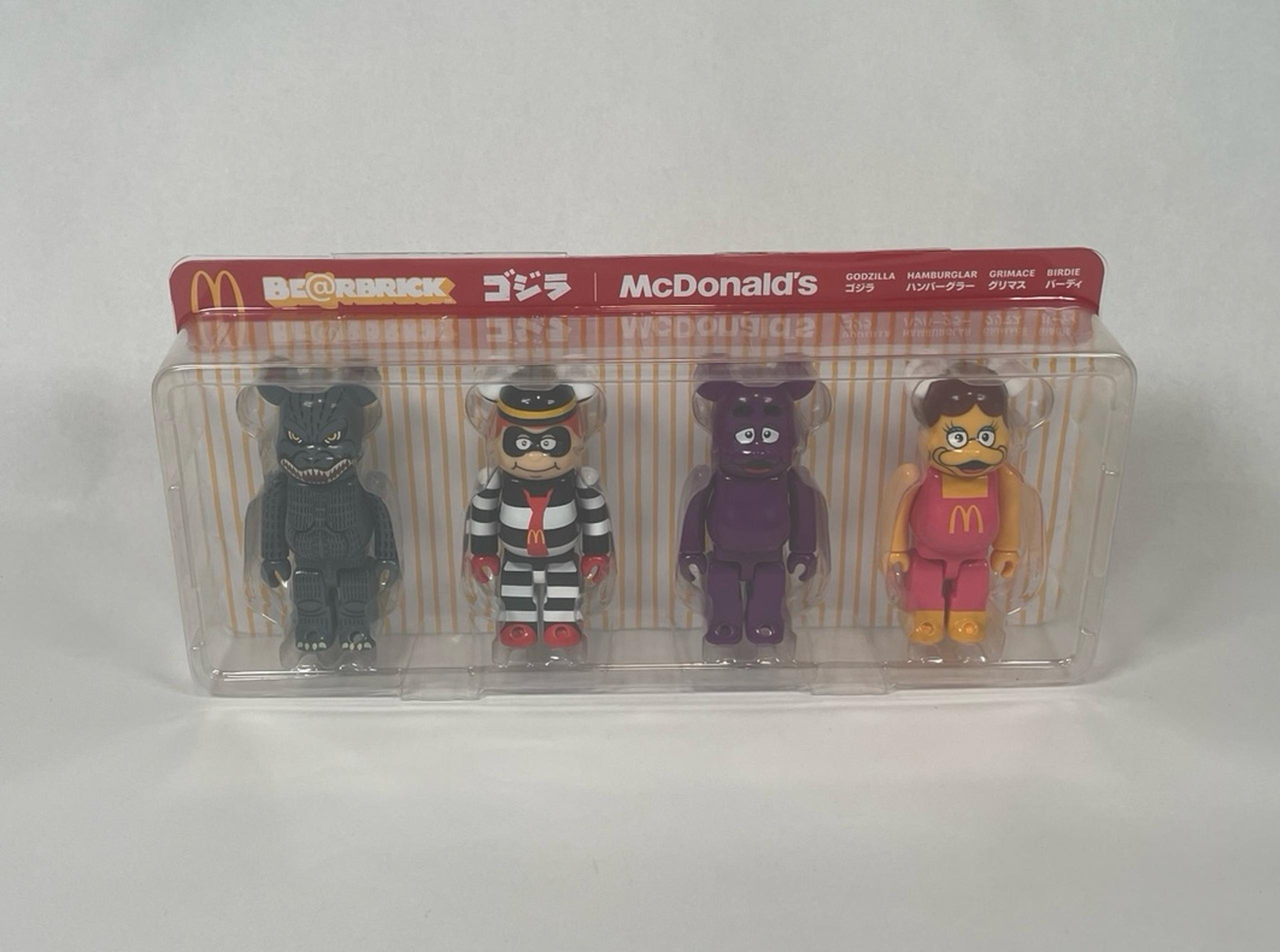 Godzilla McDonalds collaboration Bearbrick 150% set
