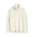 Madewell Ivory Turtleneck Sweater