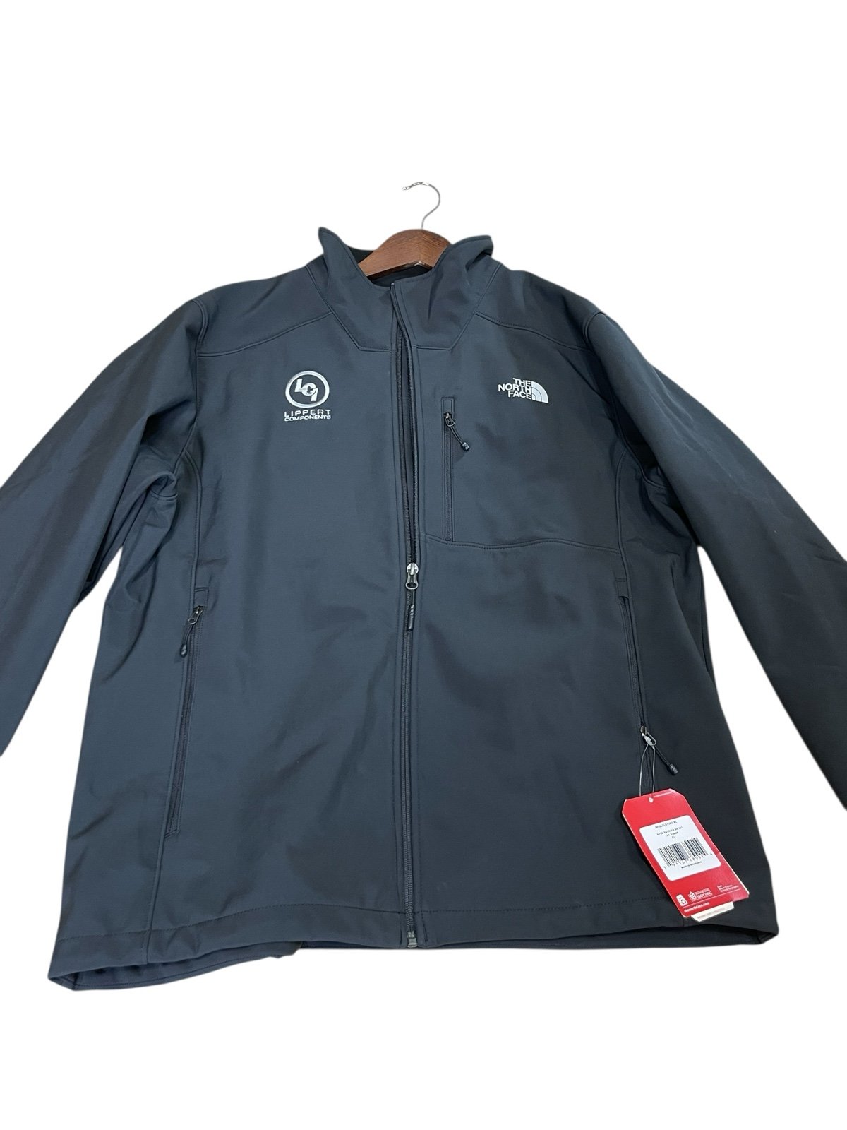 The North Face Apex Barrier Soft Shell Jacket NF0A3LGT Black Men’s XL With Logo