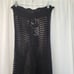 Blanco S Boho Crochet Flare Pants Open Knit Fabric Black Coastal Cowgirl NWT 89