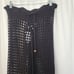 Blanco S Boho Crochet Flare Pants Open Knit Fabric Black Coastal Cowgirl NWT 89