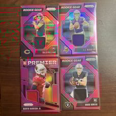 PRIZM Patch Lot Caleb JJ Marvin and Bowers